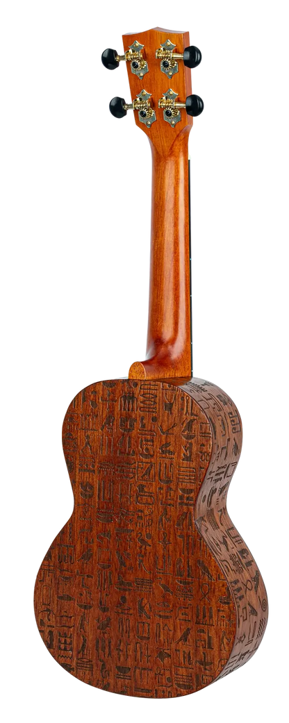 Mahalo Artist Elite Pharaoh Ukulele with Eye of Ra Soundhole — view 3
