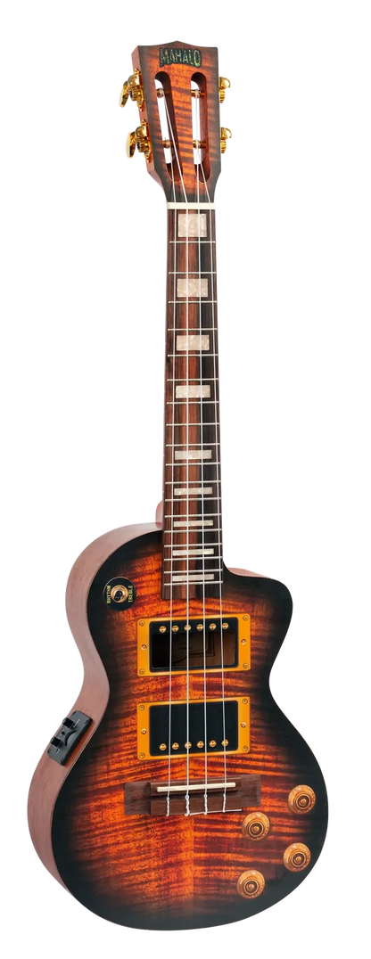 Mahalo Artist Elite Tenor Electric-Acoustic Ukulele with MVT2 Preamp — view 2