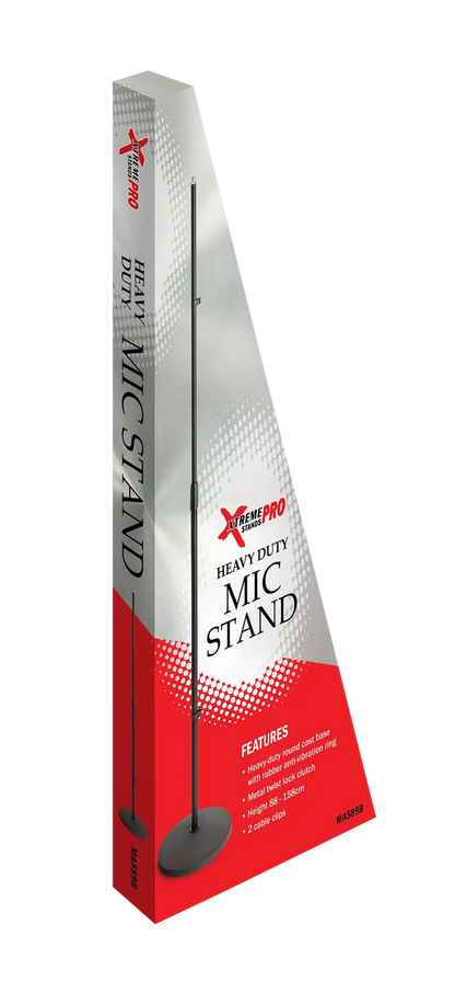 Xtreme Pro Microphone Stand with Round Base MA589B — view 2