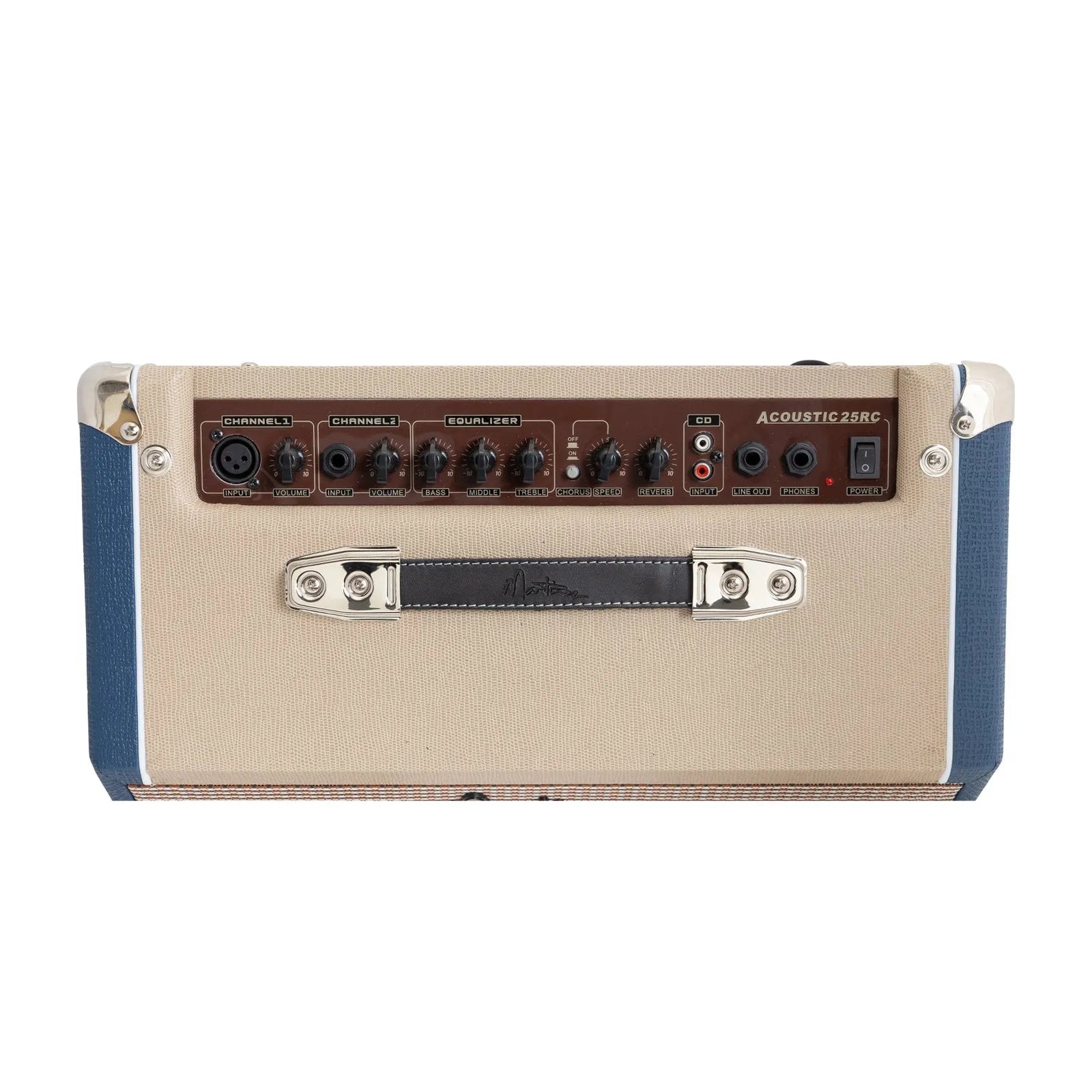 Martinez MAE-25RC-BLU 25 Watt Acoustic Guitar Amplifier with Reverb & Chorus — view 4