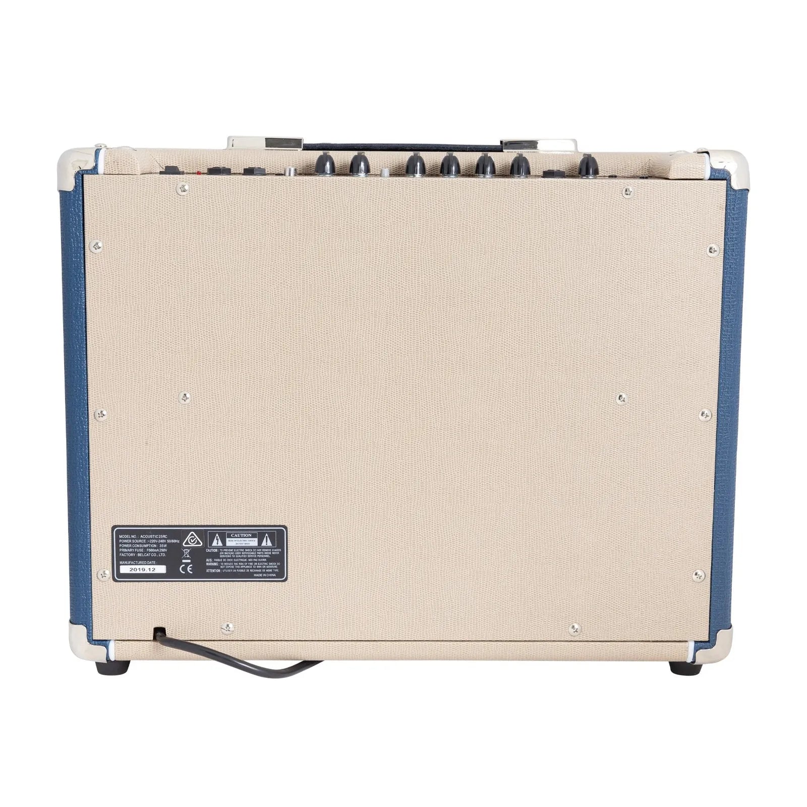 Martinez MAE-25RC-BLU 25 Watt Acoustic Guitar Amplifier with Reverb & Chorus — view 2