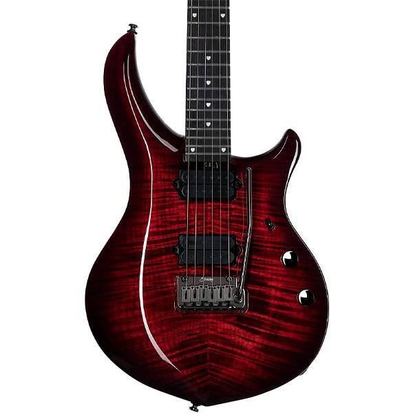 Sterling by Music Man SBMM Majesty MAJ200X Flame Maple, Royal Red Electric Guitar — view 2
