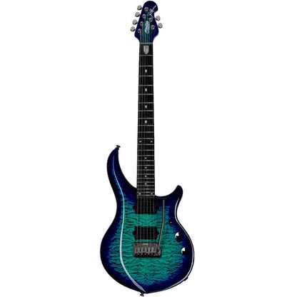 Sterling by Music Man SBMM Majesty MAJ200X Quilted Maple, Cerulean Paradise Electric Guitar