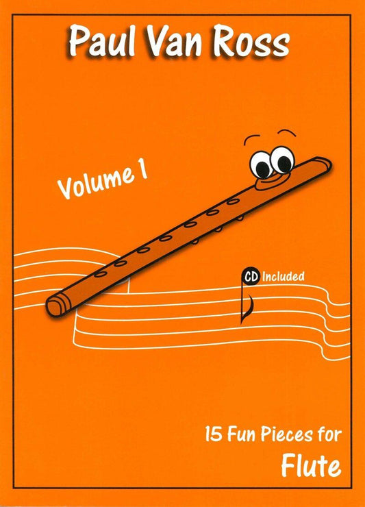 Van Ross 15 Fun Pieces for Flute Vol 1 BK/CD