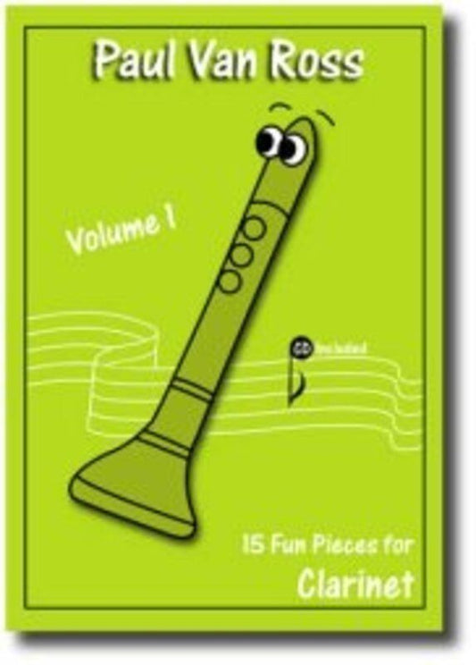Van Ross 15 Fun Pieces for Clarinet Vol 1 BK/CD
