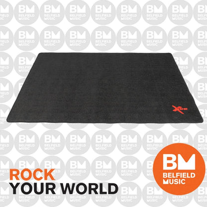 Xtreme 180x120cm Drum Kit Mat/Rug with Non-Slip Backing and Quick Release Strap — view 6
