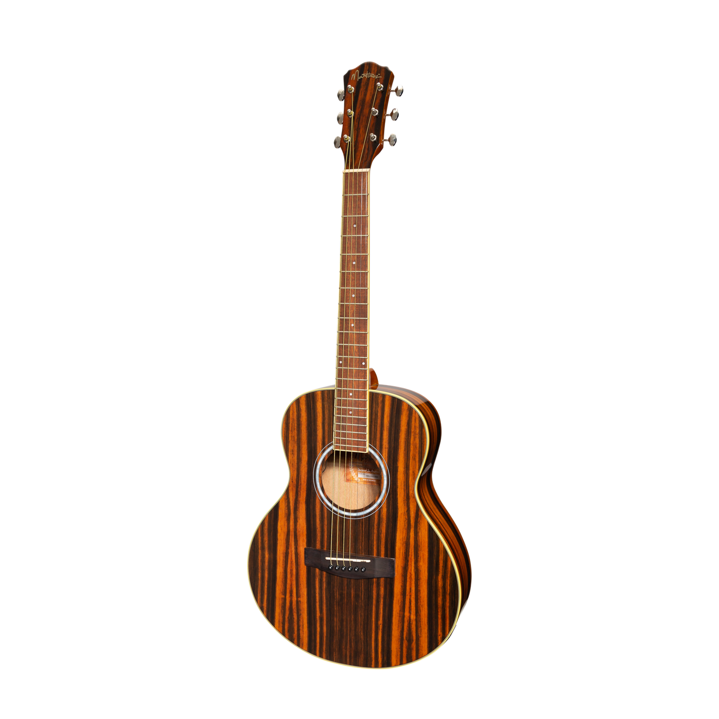 Martinez '51 Series' Acoustic-Electric Short Scale Guitar Amara Gloss