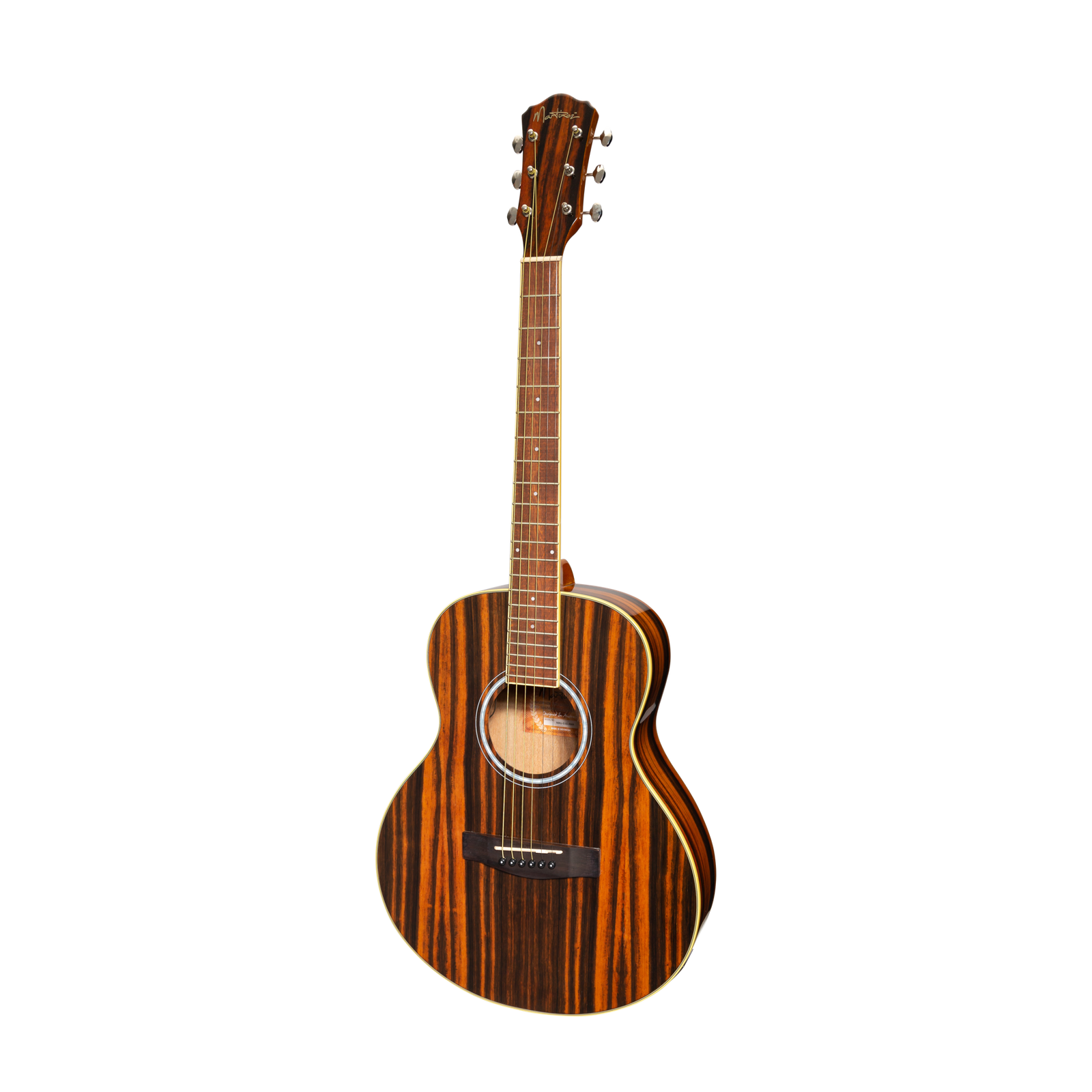 Martinez '51 Series' Acoustic-Electric Short Scale Guitar Amara Gloss