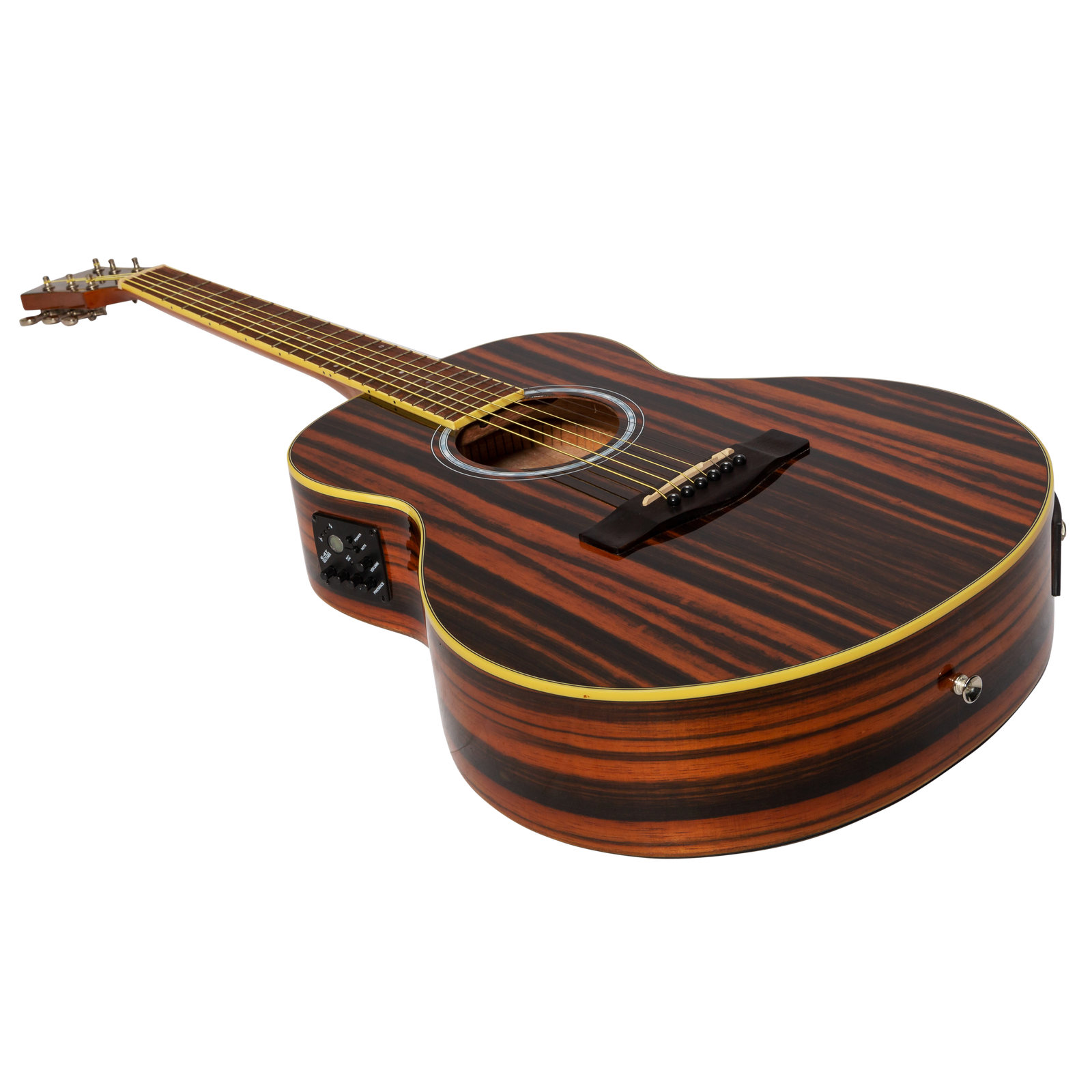 Martinez '51 Series' Acoustic-Electric Short Scale Guitar Amara Gloss — view 3