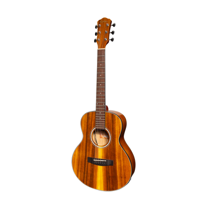 Martinez '51 Series' Acoustic-Electric Short Scale Guitar Koa Gloss 23.5" MAU-51G-KOA Natural Mini Body 6 Strings