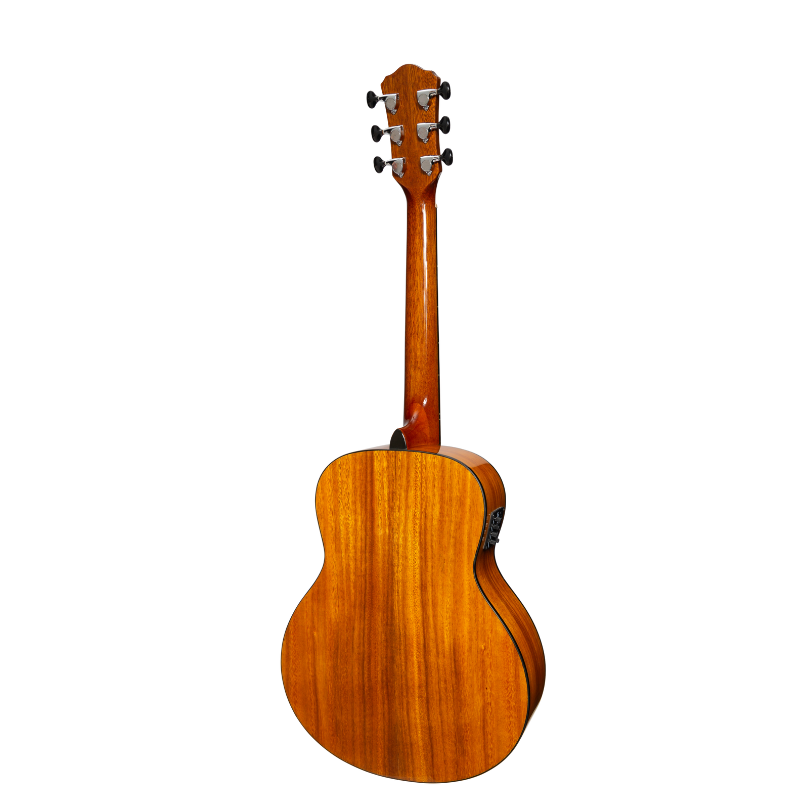 Martinez '51 Series' Acoustic-Electric Short Scale Guitar Koa Gloss 23.5" MAU-51G-KOA Natural Mini Body 6 Strings — view 2