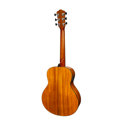 Martinez '51 Series' Acoustic-Electric Short Scale Guitar Koa Gloss 23.5" MAU-51G-KOA Natural Mini Body 6 Strings — view 2