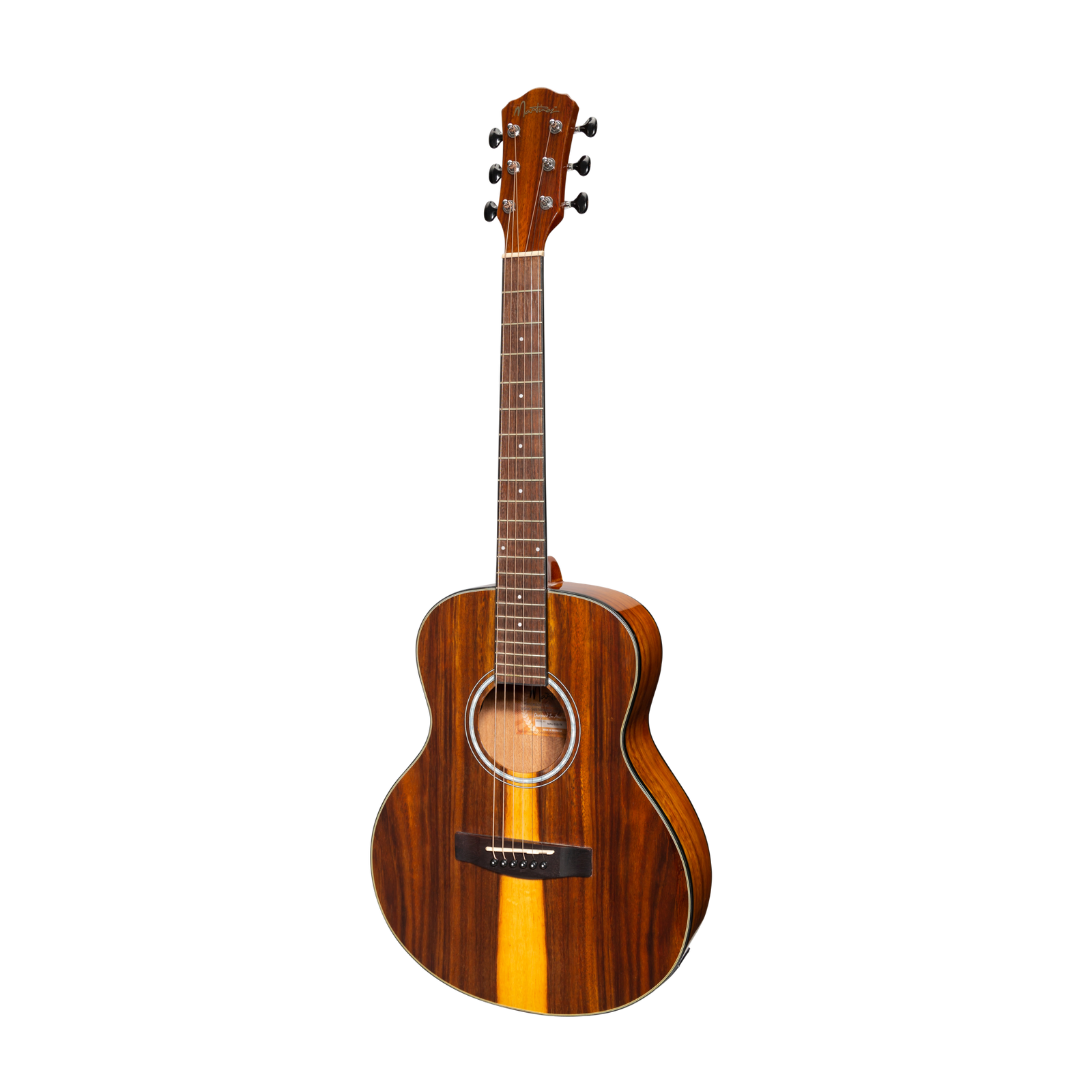 Martinez 51 Series Acoustic-Electric Short Scale Guitar Teakwood Gloss MAU-51G-TK