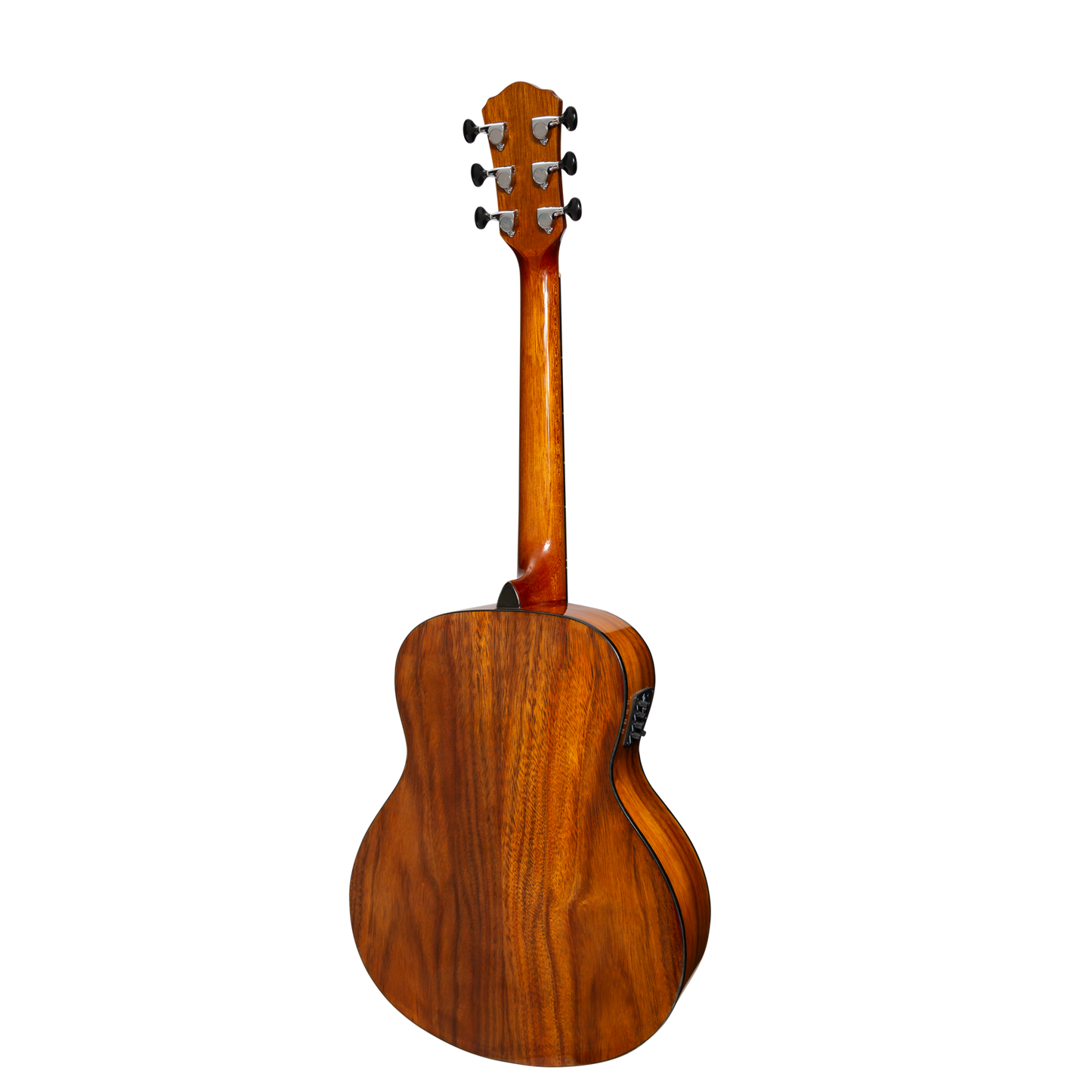 Martinez 51 Series Acoustic-Electric Short Scale Guitar Teakwood Gloss MAU-51G-TK — view 2
