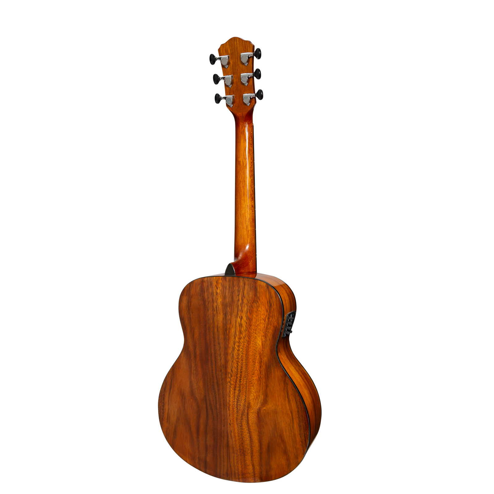 Martinez 51 Series Acoustic-Electric Short Scale Guitar Teakwood Gloss MAU-51G-TK — view 2