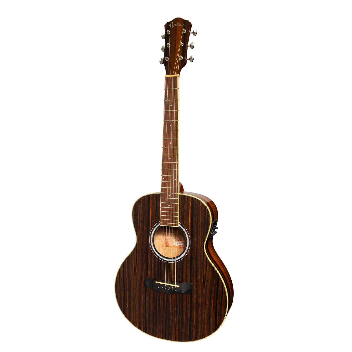 Martinez '51 Series' Left Handed Acoustic-Electric Short Scale Guitar Amara Gloss MAU-51GL-AMA