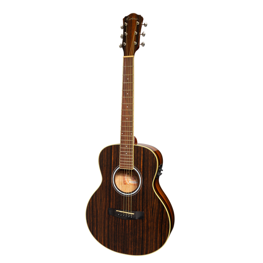 Martinez '51 Series' Left Handed Acoustic-Electric Short Scale Guitar Amara Gloss MAU-51GL-AMA