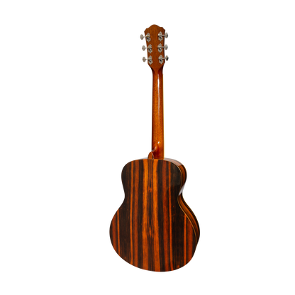 Martinez '51 Series' Left Handed Acoustic-Electric Short Scale Guitar Amara Gloss MAU-51GL-AMA — view 2