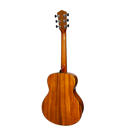 Martinez '51 Series' Left Handed Acoustic-Electric Short Scale Guitar Koa Gloss MAU-51GL-KOA — view 2