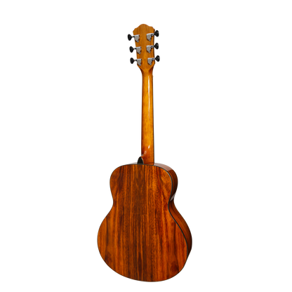 Martinez '51 Series' Left Handed Acoustic-Electric Short Scale Guitar Teakwood Gloss MAU-51GL-TK — view 2