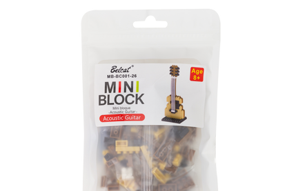 Belcat Mini Block Acoustic Guitar Building Set with Stand — view 2