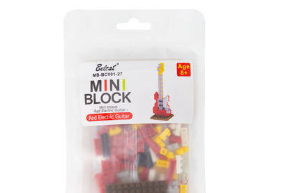 Belcat Mini Block Electric Guitar Building Set with Stand — view 2