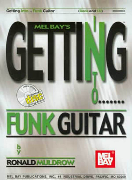 Getting Into Funk Guitar Softcover Book/CD