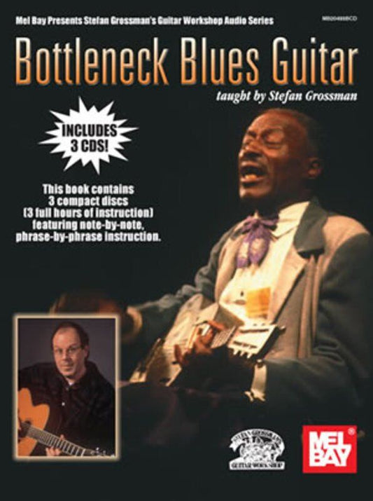 Bottleneck Blues Guitar by Stefan Grossman - Guitar Lessons with Audio CDs
