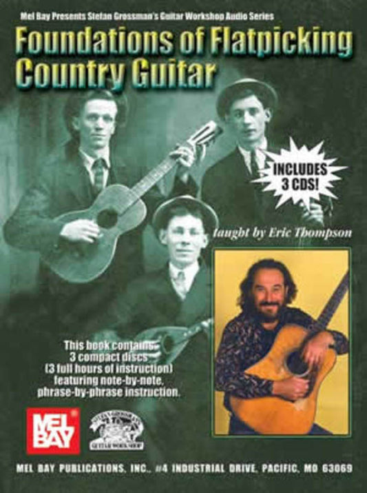 Foundations Of Flatpicking Country Guitar (Softcover Book/CD)