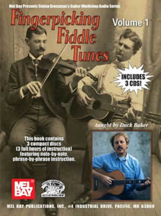 Fingerpicking Fiddle Tunes Vol 1 (Softcover Book/CD)