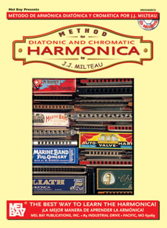 Method For Diatonic And Chromatic Harmonica (Softcover Book/CD)