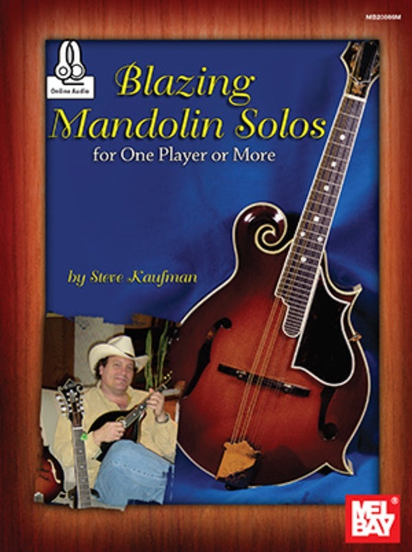Blazing Mandolin Solos Book/Oa (Softcover Book/Online Audio) Book