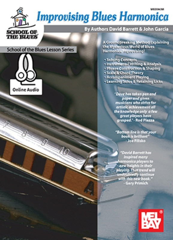 Improvising Blues Harmonica Book/Online Audio (Softcover Book/Online Audio) Book