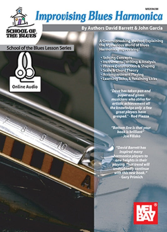 Improvising Blues Harmonica Book/Online Audio (Softcover Book/Online Audio) Book