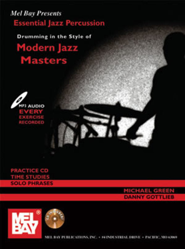 Essential Jazz Drum Style Mod Jazz Masters Book/CD Book