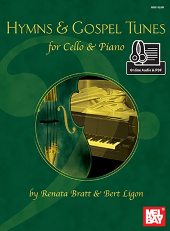 Hymns And Gospel Tunes For Cello And Piano Book/Online Audio (Softcover Book/Online Audio) Book