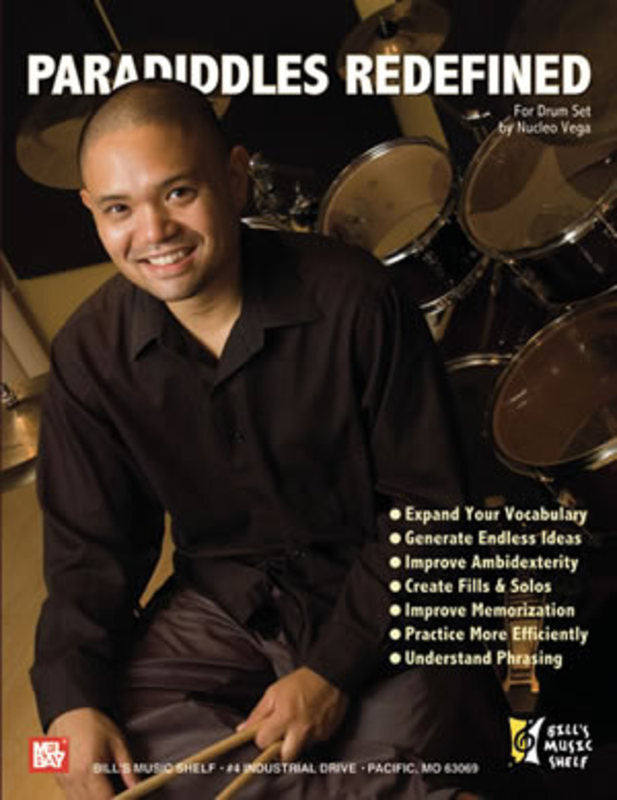 Paradiddles Redefined For Drum Set (Softcover Book)