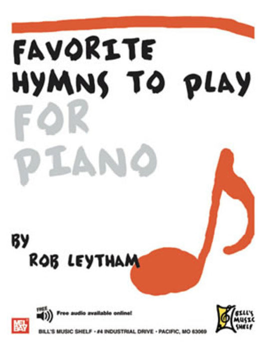 Favorite Hymns To Play For Piano Book