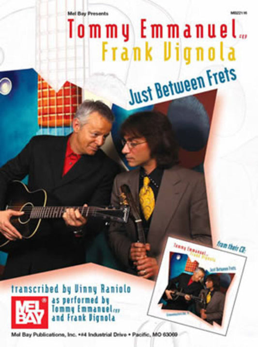 Tommy Emmanuel/Frank Vignonline Audio Just Between Frets (Softcover Book)