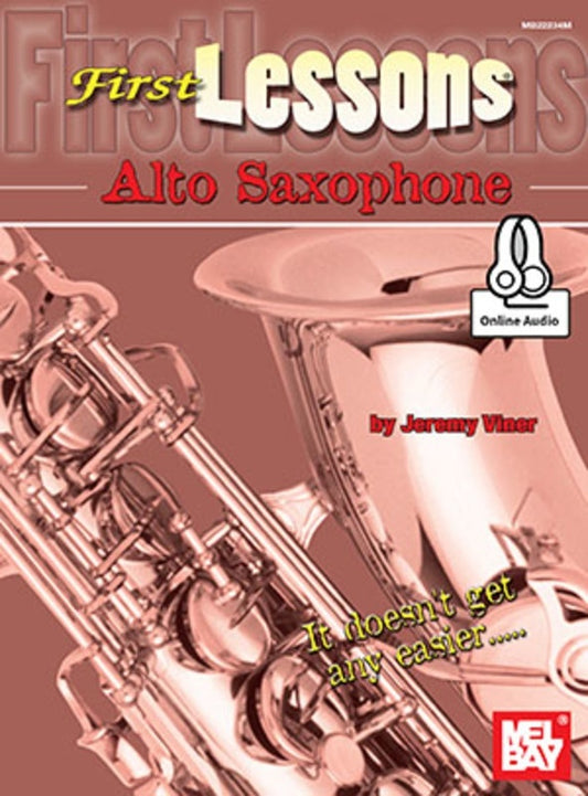 First Lessons Alto Saxophone Book/Oa (Softcover Book/Online Audio) Book