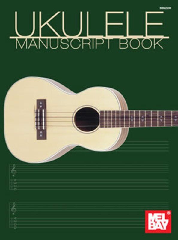 Ukulele Manuscript Book - 32 Pages (Notation & Tab)