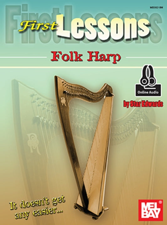 First Lessons Folk Harp Book/Oa (Softcover Book/Online Audio) Book