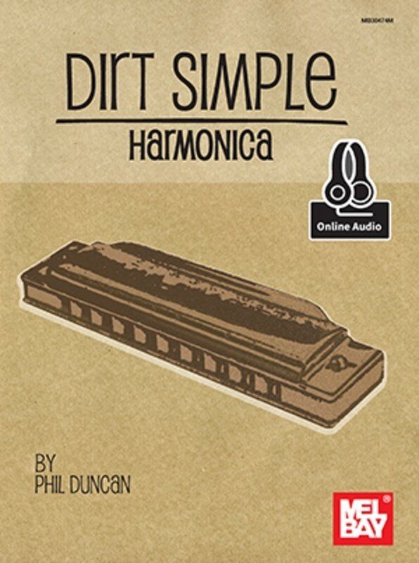 Dirt Simple Harmonic Book with Online Audio Access for Diatonic Harmonica
