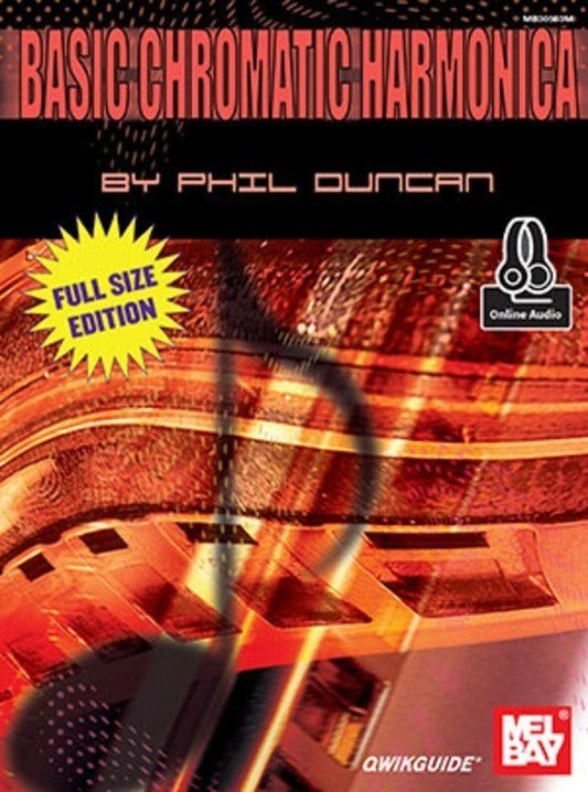 Basic Chromatic Harmonica Book with Online Audio