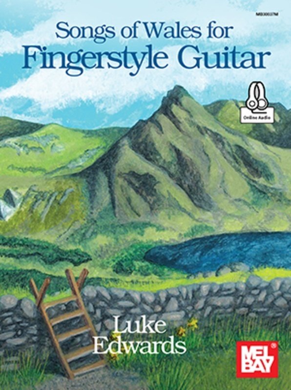 Songs Of Wales For Fingerstyle Guitar Tab Bk/Ola (Mel Bay Publications)