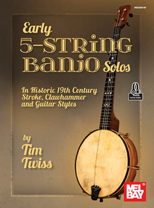 Early 5 String Banjo Solos Tab Bk/Ola Sftcvr/Online Audio (Banjo)