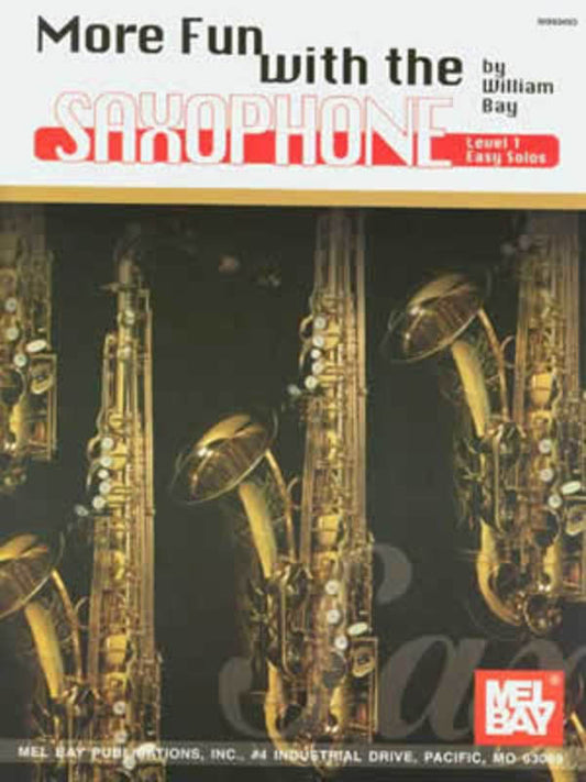 More Fun With The Saxophone Book
