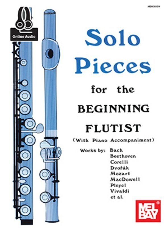 Solo Pieces for the Beginning Flutist by Dona Gilliam - 52 Pages, Includes Piano Accompaniment & Online Audio Access