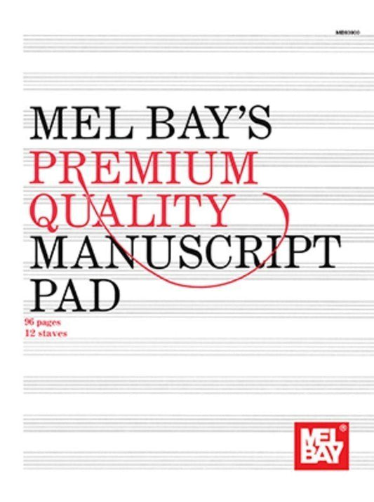Premium Quality 96-Page Manuscript Pad with Heavy Cover and Three-Ring Punched Sheets