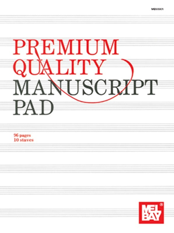 Premium Quality Manuscript Pad 10 Stave 96 Page